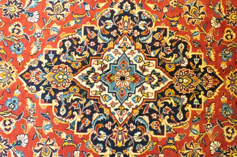 Perzisch tapijt - Keshan - 382 x 270 cm - oranje