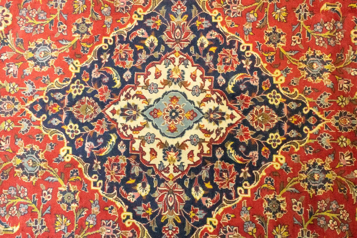 Perzisch tapijt - Keshan - 345 x 251 cm - rood