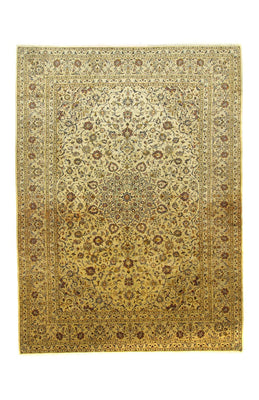 Perzisch tapijt - Keshan - 350 x 254 cm - beige