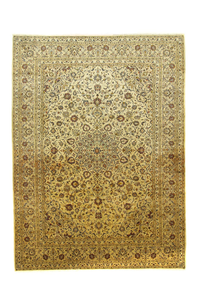 Perzisch tapijt - Keshan - 350 x 254 cm - beige