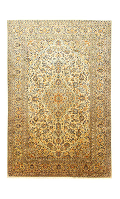 Perzisch tapijt - Keshan - 369 x 246 cm - beige