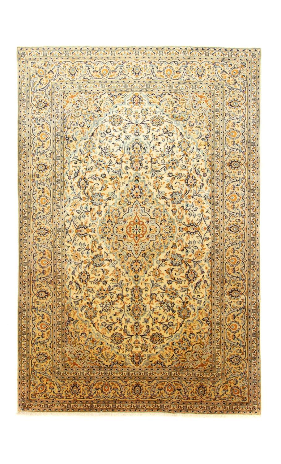 Perzisch tapijt - Keshan - 369 x 246 cm - beige