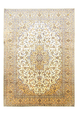 Perzisch tapijt - Keshan - 396 x 293 cm - beige