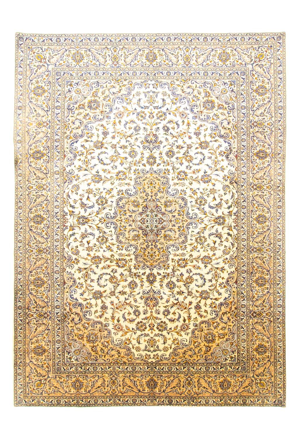 Perzisch tapijt - Keshan - 396 x 293 cm - beige