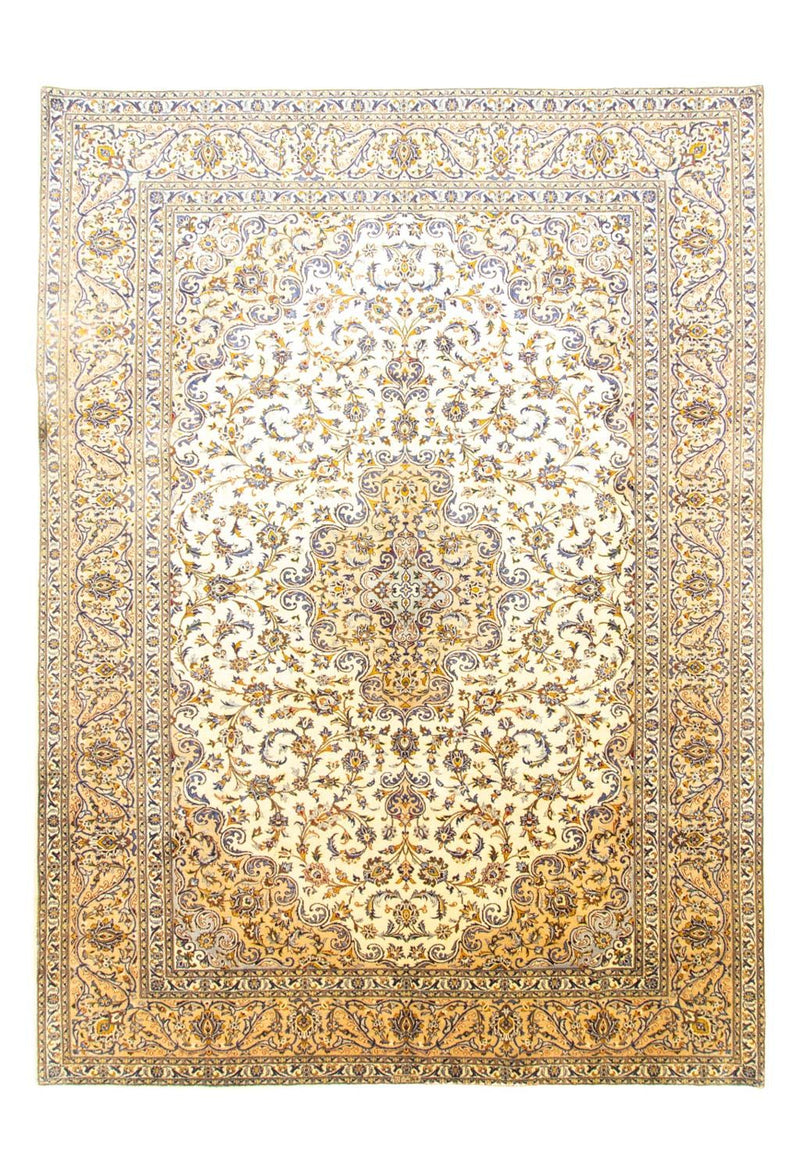 Perzisch tapijt - Keshan - 396 x 293 cm - beige