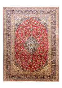 Perzisch tapijt - Keshan - 390 x 297 cm - rood