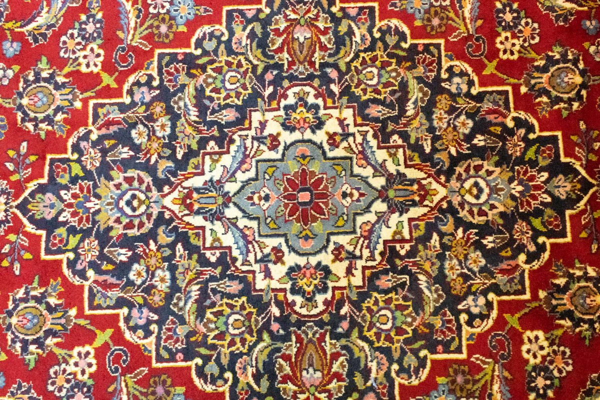 Perzisch tapijt - Keshan - 390 x 297 cm - rood