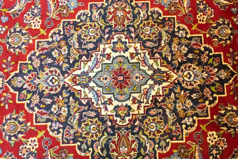 Perzisch tapijt - Keshan - 390 x 297 cm - rood