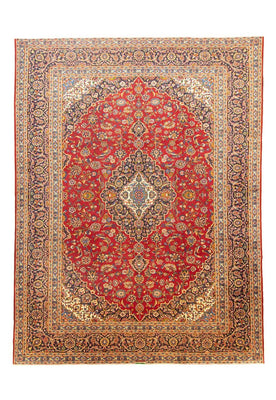 Perzisch tapijt - Keshan - 391 x 294 cm - rood