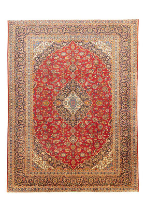 Perzisch tapijt - Keshan - 391 x 294 cm - rood