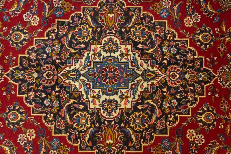 Perzisch tapijt - Keshan - 391 x 294 cm - rood