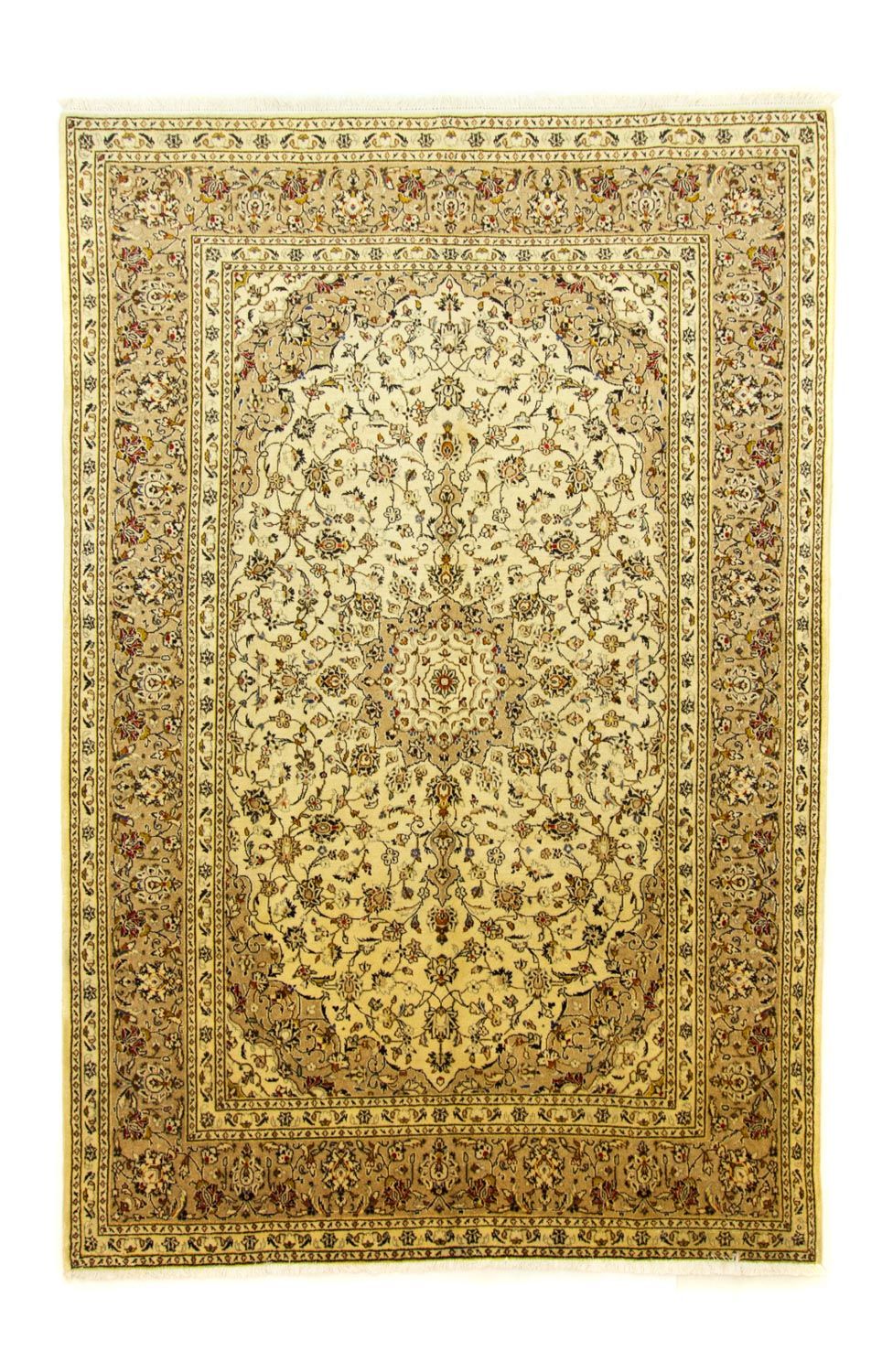 Perzisch tapijt - Keshan - 305 x 195 cm - beige