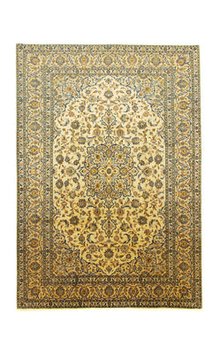 Perzisch tapijt - Keshan - 347 x 250 cm - beige