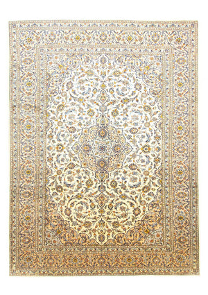 Perzisch tapijt - Keshan - 388 x 288 cm - beige