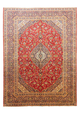 Perzisch tapijt - Keshan - 400 x 295 cm - rood