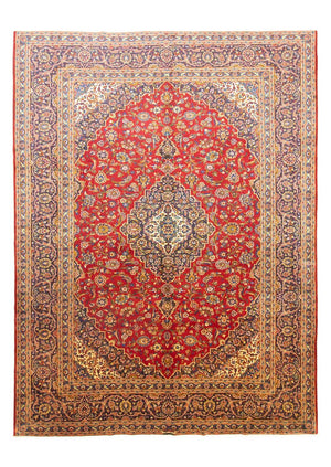 Perzisch tapijt - Keshan - 400 x 295 cm - rood