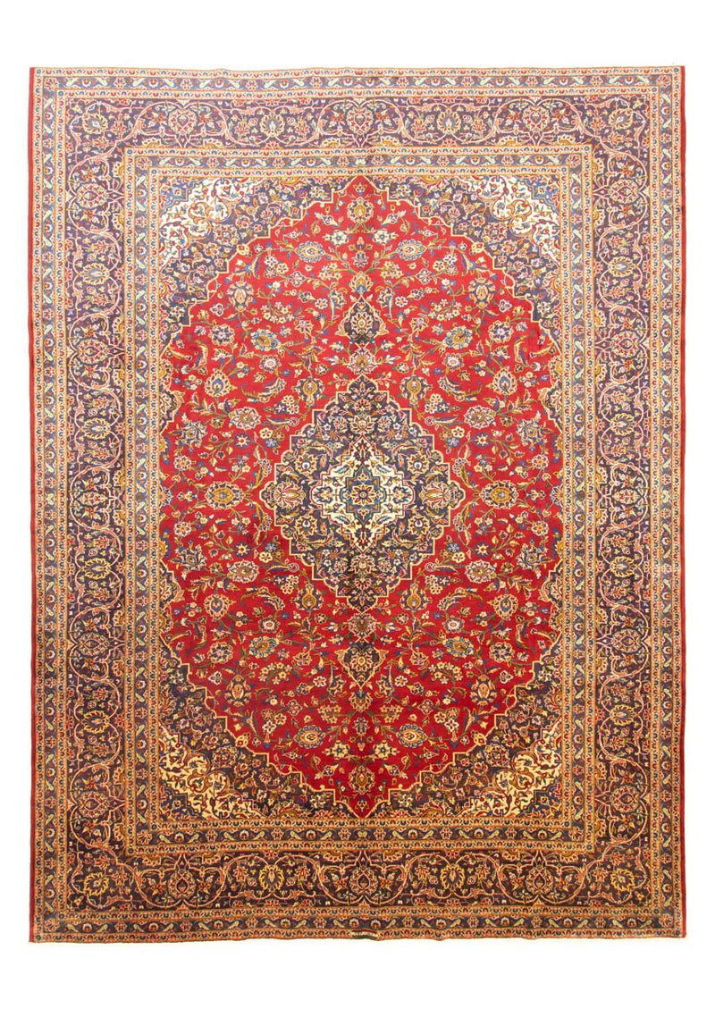 Perzisch tapijt - Keshan - 400 x 295 cm - rood