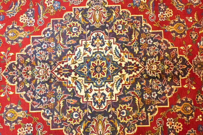 Perzisch tapijt - Keshan - 400 x 295 cm - rood