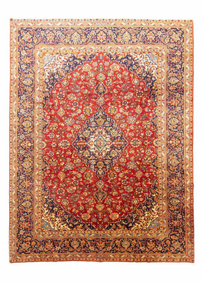 Perzisch tapijt - Keshan - 402 x 297 cm - rood
