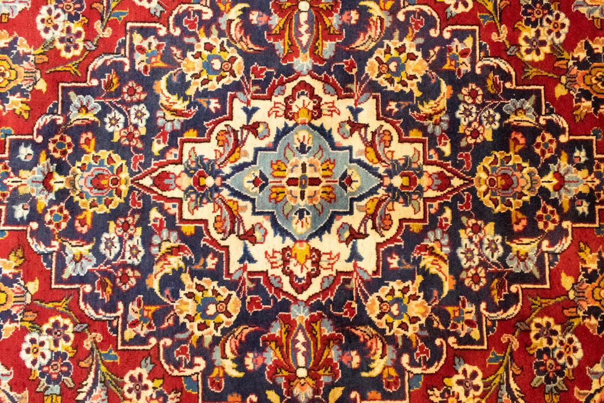 Perzisch tapijt - Keshan - 402 x 297 cm - rood