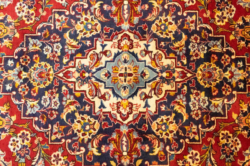 Perzisch tapijt - Keshan - 402 x 297 cm - rood