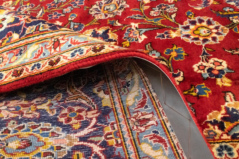 Perzisch tapijt - Keshan - 402 x 297 cm - rood