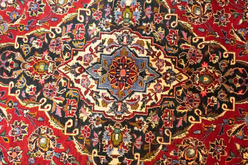 Perzisch tapijt - Keshan - 415 x 298 cm - rood