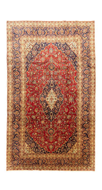 Perzisch tapijt - Keshan - 346 x 207 cm - rood