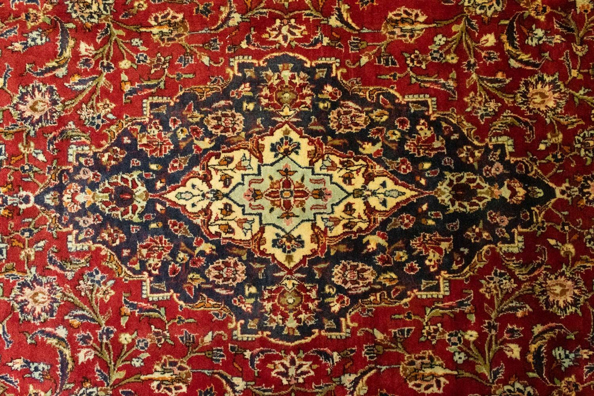 Perzisch tapijt - Keshan - 346 x 207 cm - rood