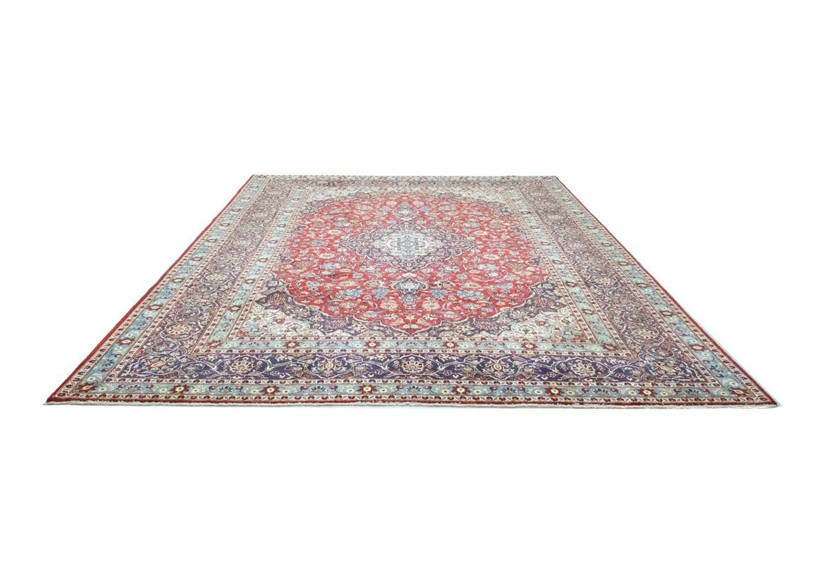 Perzisch tapijt - Keshan - 384 x 280 cm - rood