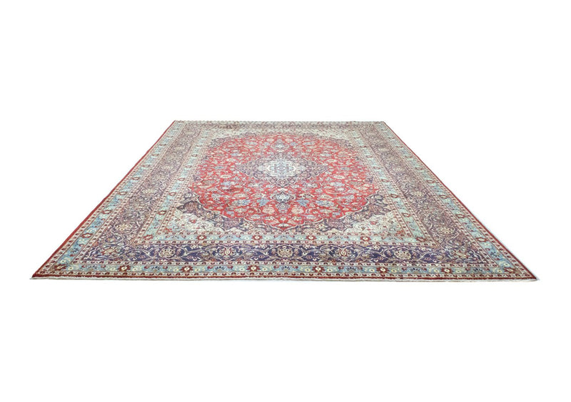 Perzisch tapijt - Keshan - 384 x 280 cm - rood