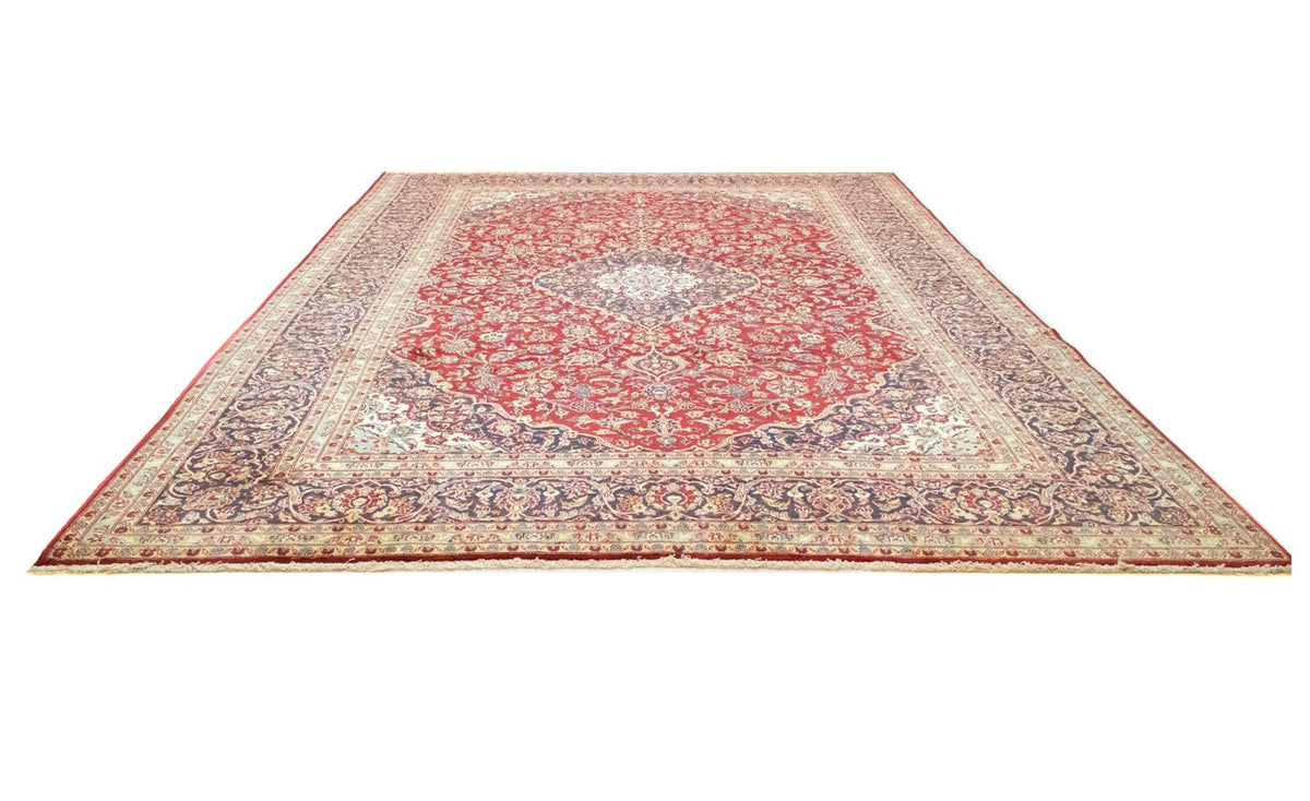 Perzisch tapijt - Keshan - 412 x 300 cm - rood