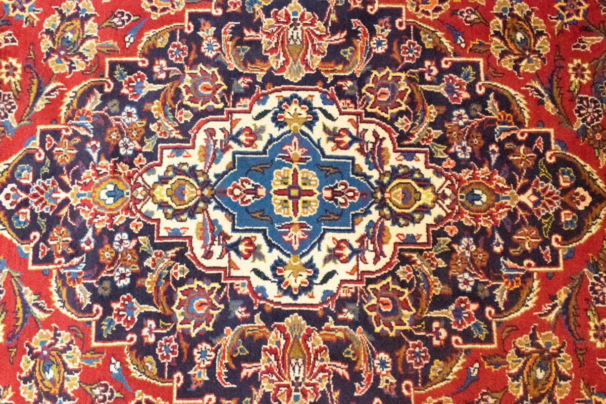 Perzisch tapijt - Keshan - 417 x 304 cm - roest