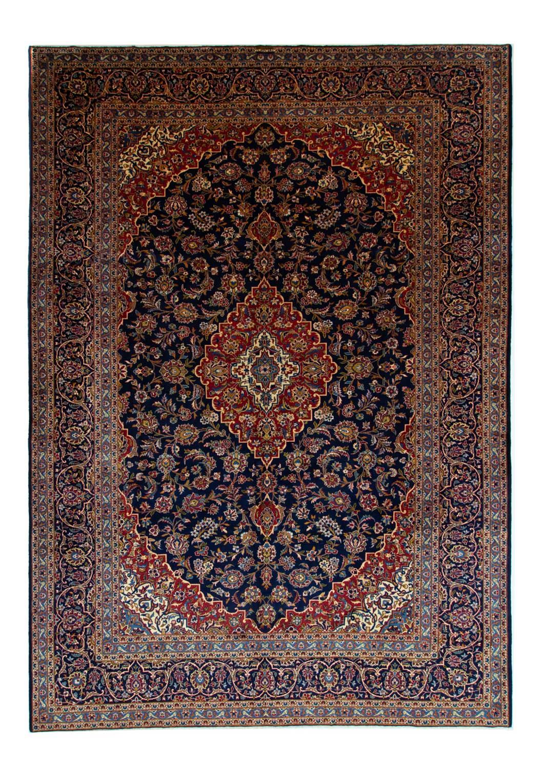 Perzisch tapijt - Keshan - 419 x 298 cm - blauw