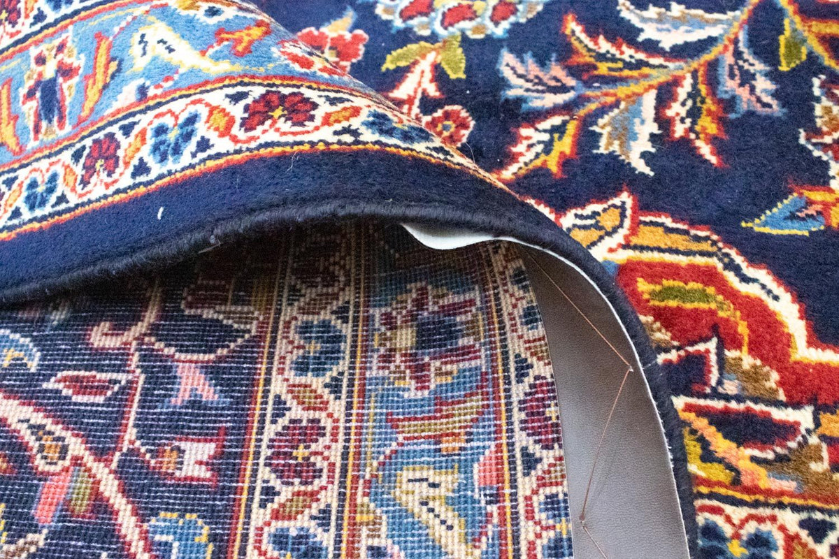 Perzisch tapijt - Keshan - 419 x 298 cm - blauw