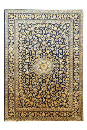Perzisch tapijt - Keshan - 431 x 308 cm - blauw
