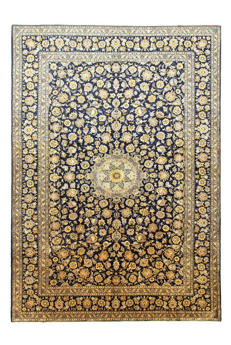 Perzisch tapijt - Keshan - 431 x 308 cm - blauw
