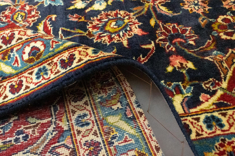 Perzisch tapijt - Keshan - 405 x 294 cm - blauw