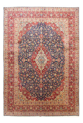 Perzisch tapijt - Keshan - 433 x 300 cm - blauw