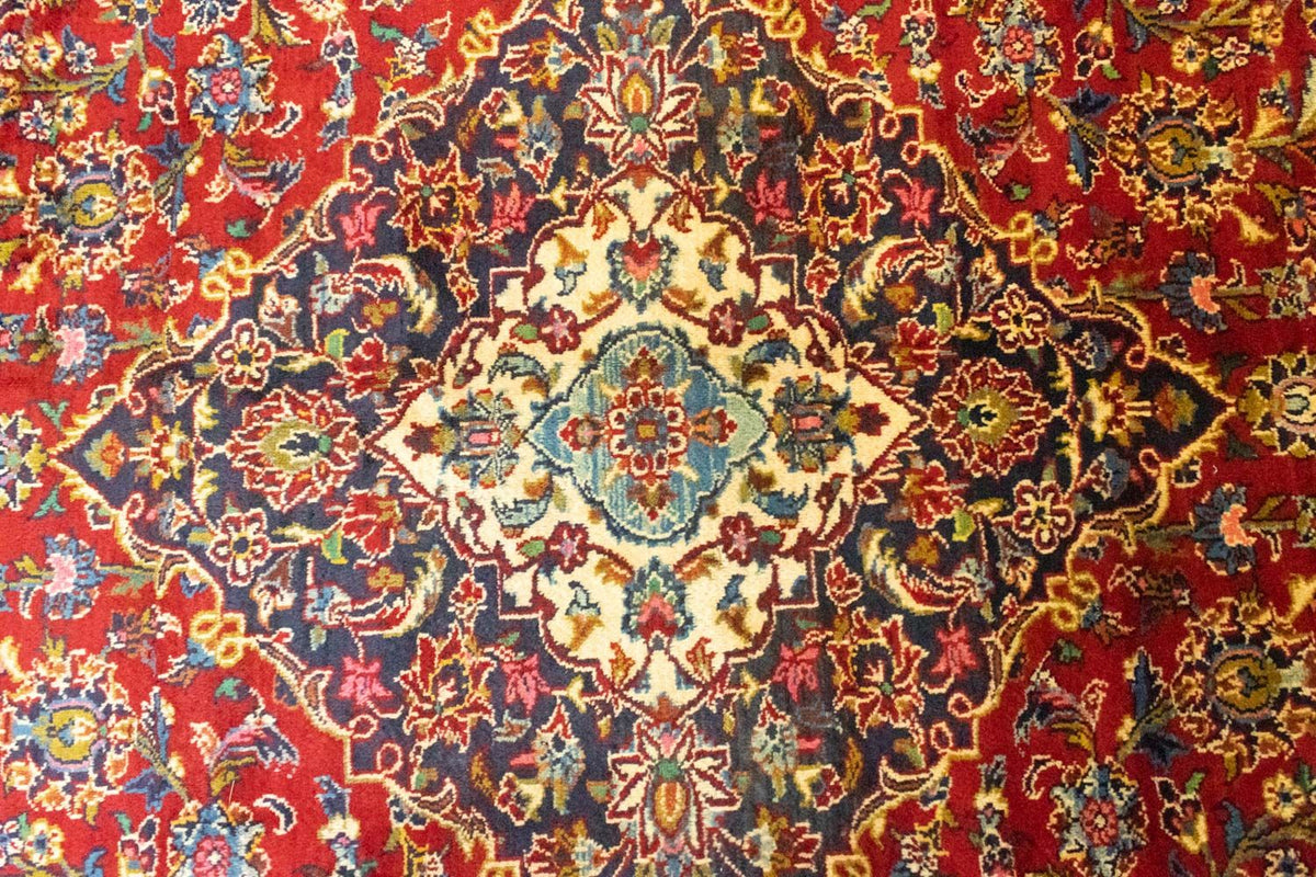 Perzisch tapijt - Keshan - 401 x 294 cm - rood