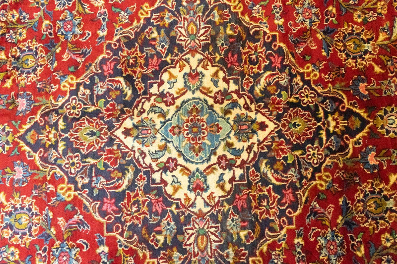 Perzisch tapijt - Keshan - 401 x 294 cm - rood