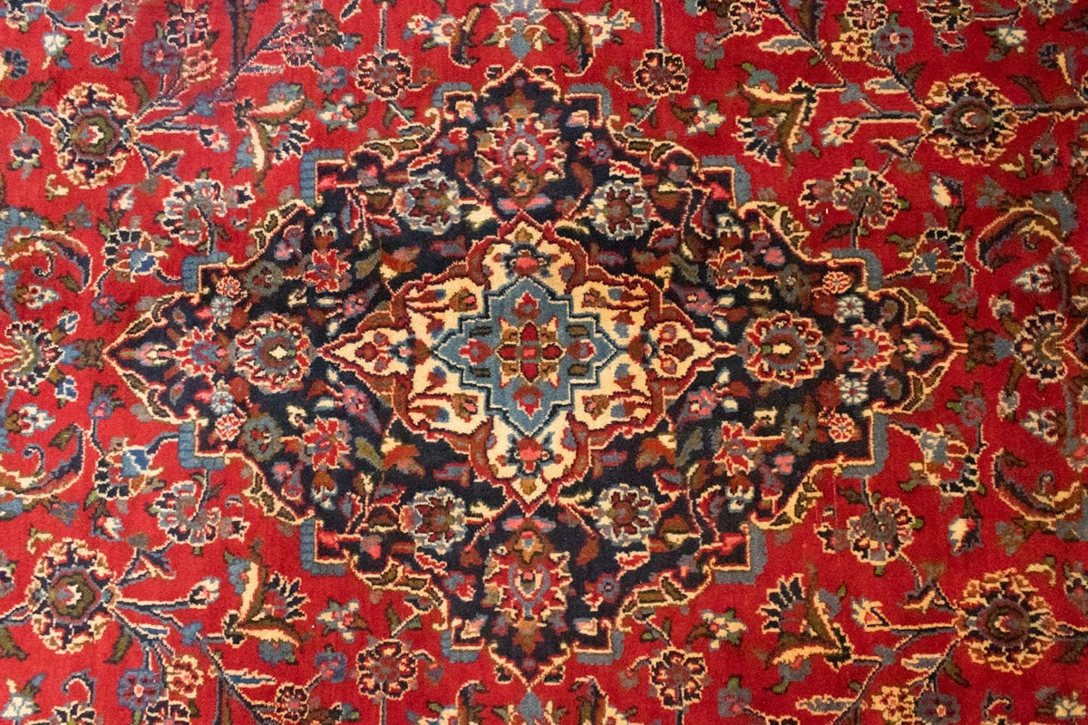 Perzisch tapijt - Keshan - 375 x 292 cm - rood