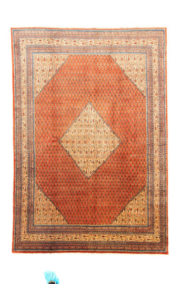 Perzisch tapijt - Mir - 300 x 206 cm - oranje