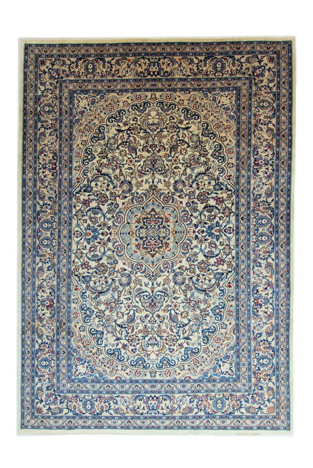 Perzisch tapijt - Nain - Koninklijk - 344 x 244 cm - beige