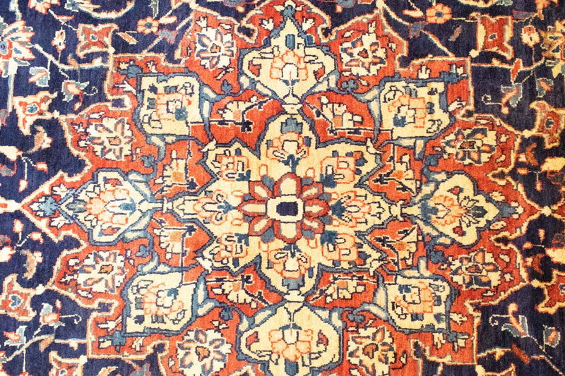 Perzisch tapijt - Klassiek - 370 x 277 cm - blauw