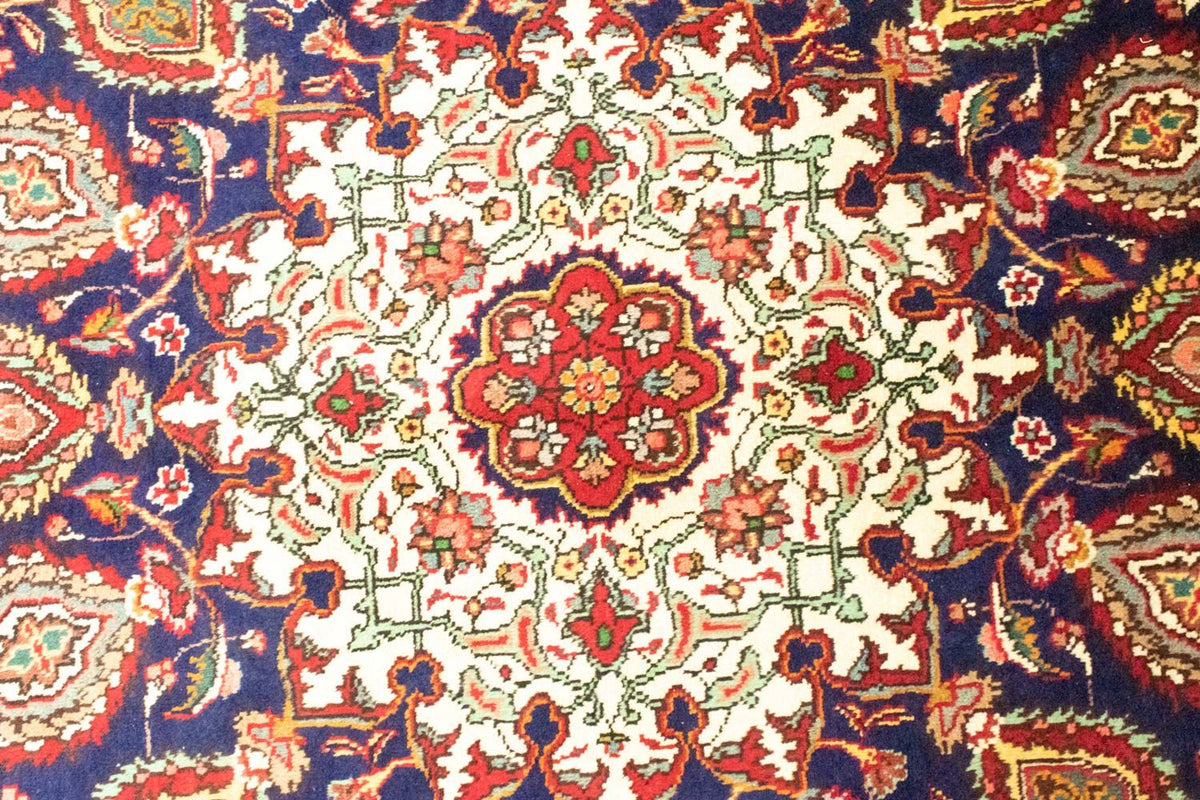 Perzisch tapijt - Tabriz - 392 x 305 cm - blauw