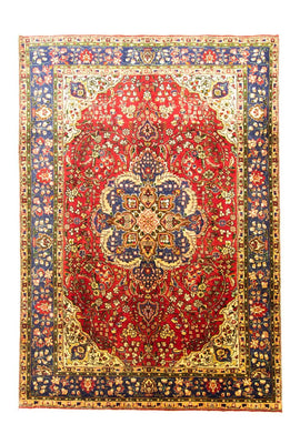 Perzisch tapijt - Tabriz - 302 x 212 cm - rood