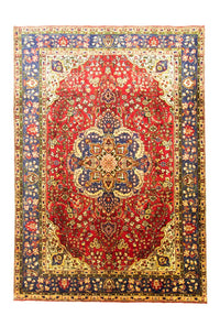Perzisch tapijt - Tabriz - 302 x 212 cm - rood