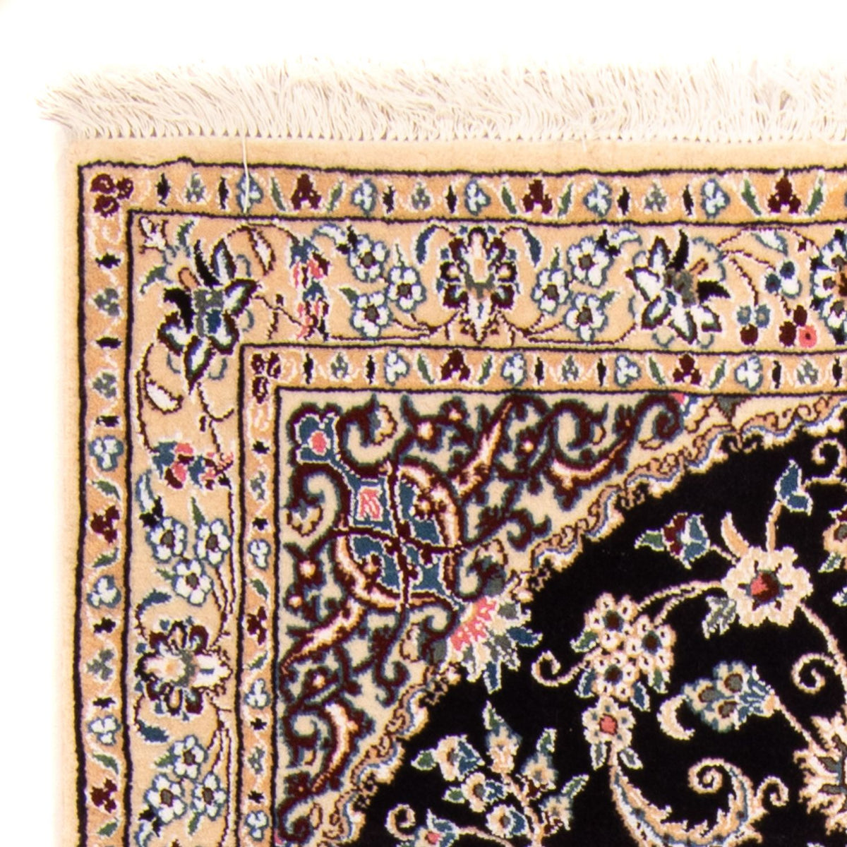 Perzisch tapijt - Nain - Koninklijk - 156 x 98 cm - donkerblauw