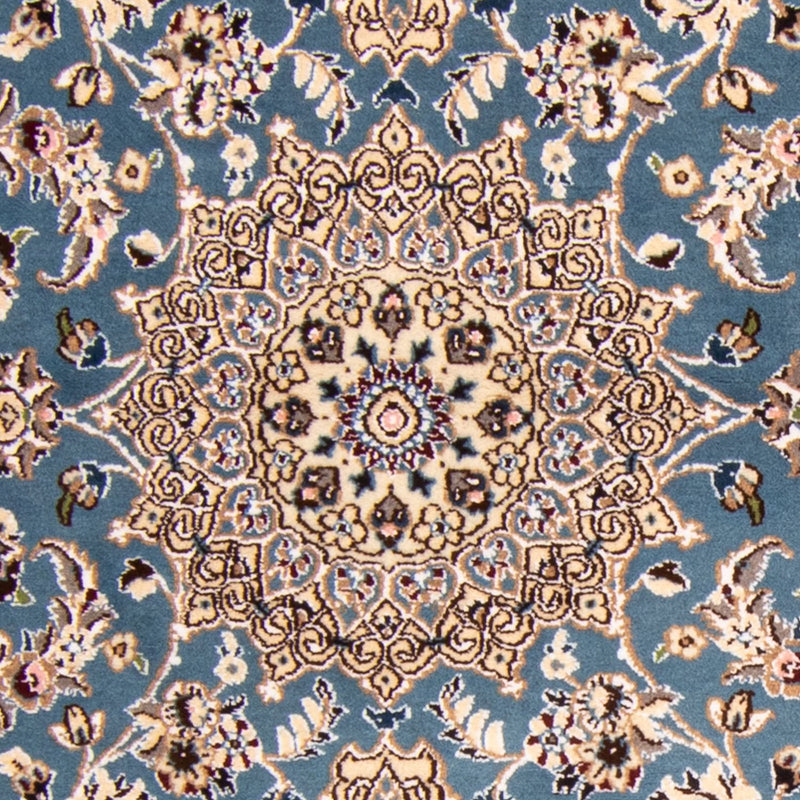 Perzisch tapijt - Nain - Koninklijk - 148 x 98 cm - donkerblauw